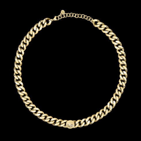 SMALL CHAIN NECKLACE WITH EYELIKE TAG J19AUW45